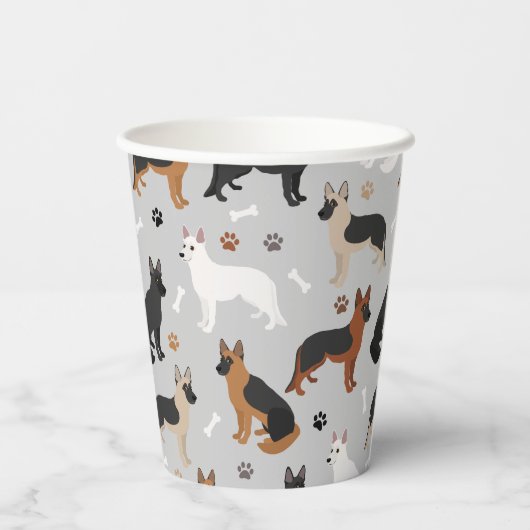 Duitse Botten en poten van schapen Papieren Bekers (Achterkant)