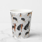 Duitse Botten en poten van schapen Papieren Bekers (Rechts)