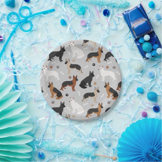 Duitse Botten en poten van schapen Papieren Bordje (Feest)