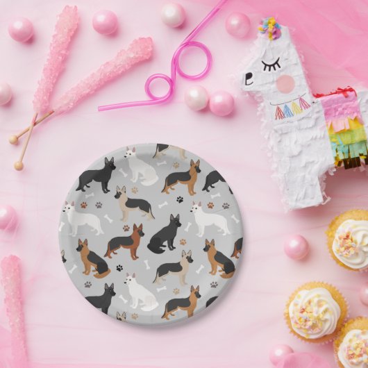 Duitse Botten en poten van schapen Papieren Bordje (Feest)