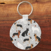 Duitse Botten en poten van schapen Sleutelhanger (Voorkant)