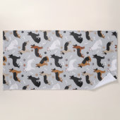 Duitse Botten en poten van schapen Strandlaken (Voorkant)