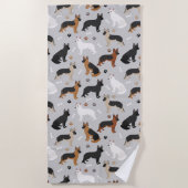 Duitse Botten en poten van schapen Strandlaken (Voorkant)