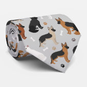 Duitse Botten en poten van schapen Stropdas (Opgerold)