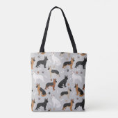 Duitse Botten en poten van schapen Tote Bag (Achterkant)