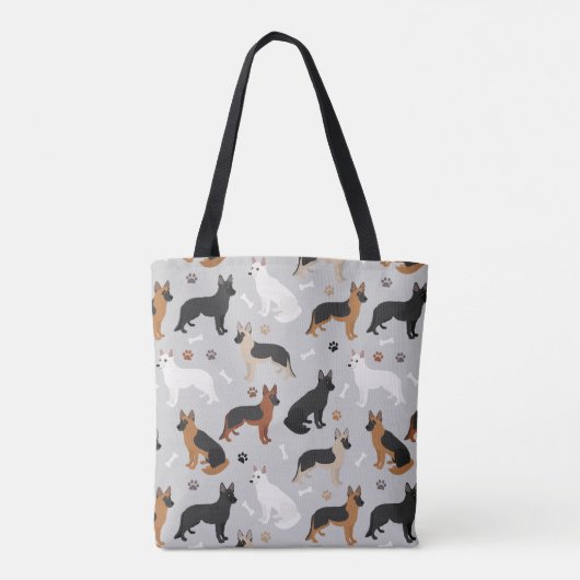 Duitse Botten en poten van schapen Tote Bag (Achterkant)