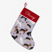 Duitse Botten van schapenbeslag en pootjes Kleine Kerstsok (Voorkant (Hangend))