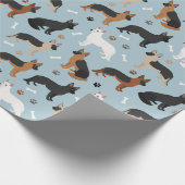 Duitse Botten van schapenhouderij en pakpapier (Hoek)