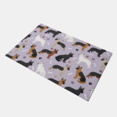 Duitse Botten van Shepherd en Paws Doormat Deurmat (Schuin)