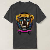 Duitse Boxer Dog Computer Video Game Lover Gaming T-shirt (Design voorkant)