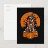 Duitse Boxer Hond Halloween Feestdagenkaart (Voorkant / Achterkant)