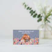 Duitse Boxer Hond Visitekaartje (Staand voorkant)