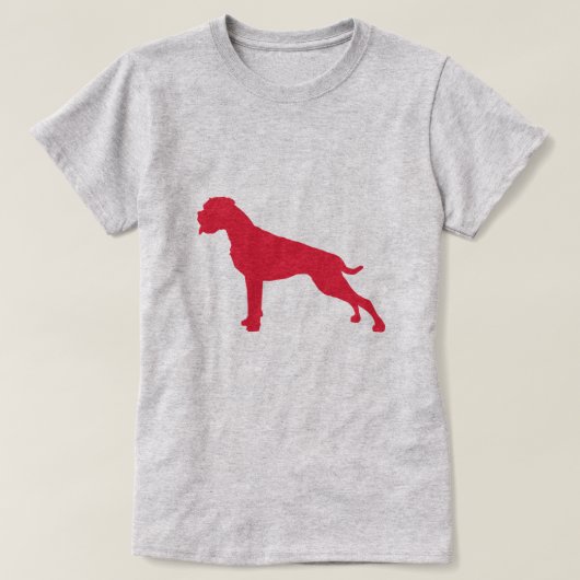Duitse Boxer Hondencentrum Modern T-shirt (Design voorkant)