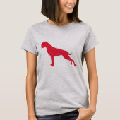 Duitse Boxer Hondencentrum Modern T-shirt (Voorkant)