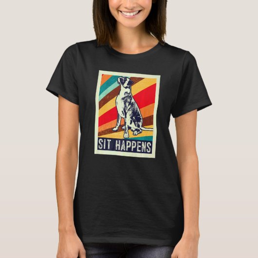 Duitse Boxer Hondenras 28 T-shirt (Voorkant)