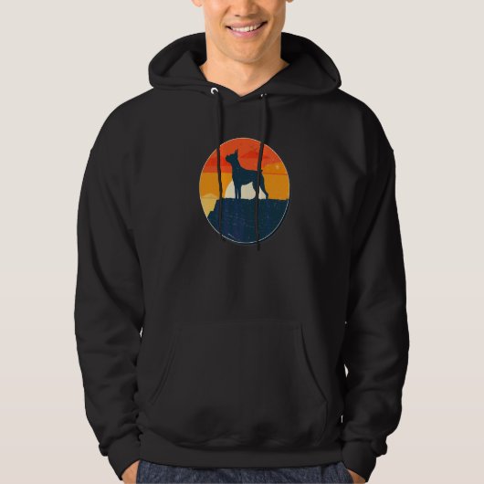 Duitse Boxer Hondenras  43 Hoodie (Voorkant)
