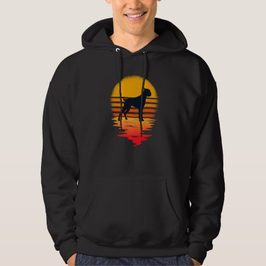 Duitse Boxer Hondenras  44 Hoodie (Voorkant)