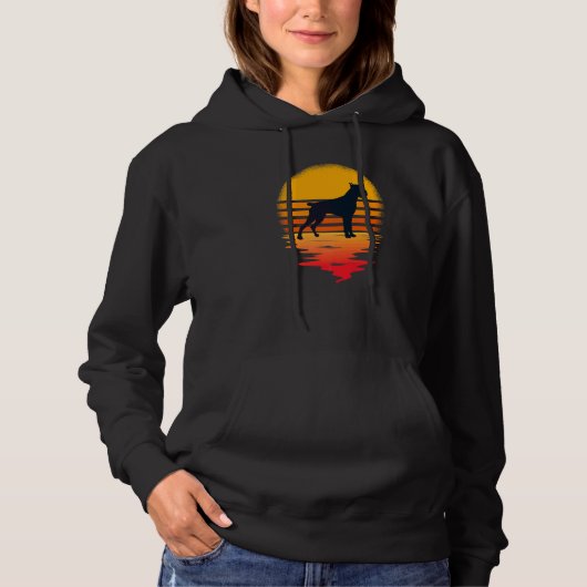 Duitse Boxer Hondenras  44 Hoodie (Voorkant)