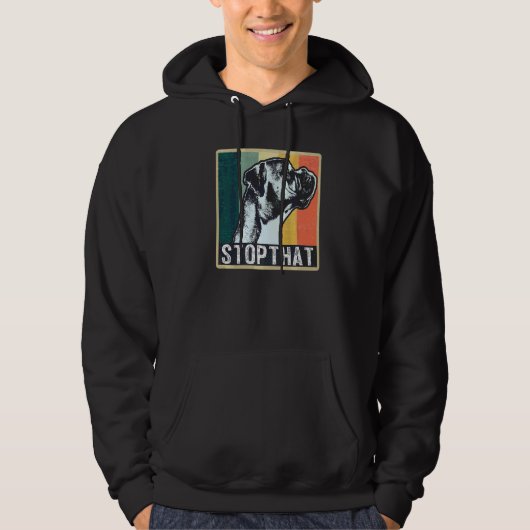 Duitse Boxer Hondenras  5 Hoodie (Voorkant)