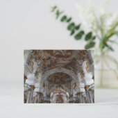 duitse briefkaart van barokkathedraal (Staand voorkant)