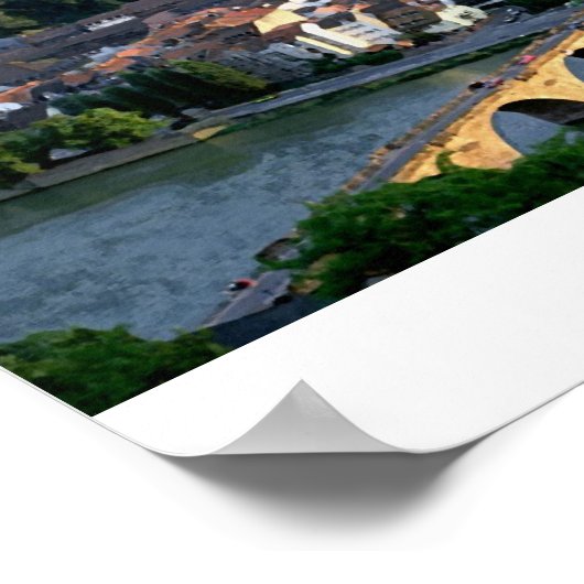 duitse brug poster (Hoek)