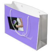 Duitse bruiloft gefeliciteerd geschenk tas groot cadeauzakje (Achterkant Gekanteld)