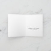 Duitse bruiloft - Hartelijk dank Bedankkaart (Binnen)