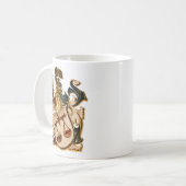  Duitse bruin- en goudlakken van wapens Koffiemok (Voorkant links)