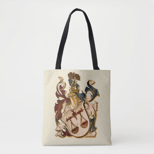  Duitse bruin- en goudlakken van wapens Tote Bag (Voorkant)