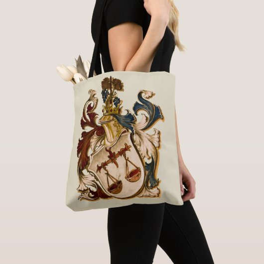  Duitse bruin- en goudlakken van wapens Tote Bag (Dichtbij)