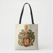 Duitse bruine en goudmakreel Tote Bag (Voorkant)