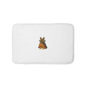 Duitse Bulldog Halloween Hond in Vampier Kostuum W Badmat (Voorkant)