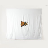 Duitse Bulldog Halloween Hond in Vampier Kostuum W Wandkleed (Voorkant (horizontaal))