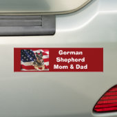 Duitse Bumpersticker Shepherd (Op auto)