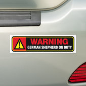Duitse Bumpersticker Shepherd (Op auto)