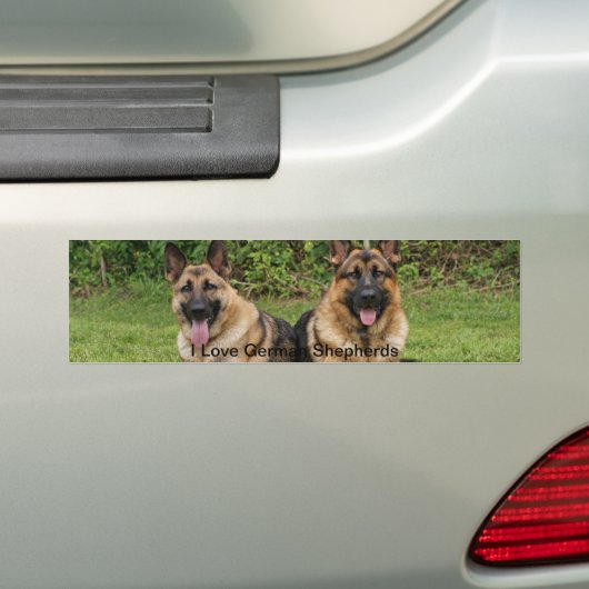 Duitse Bumpersticker Shepherd (Op auto)