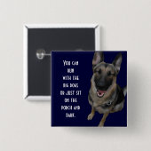 Duitse Button Shepherd (Voorkant /achterkant)