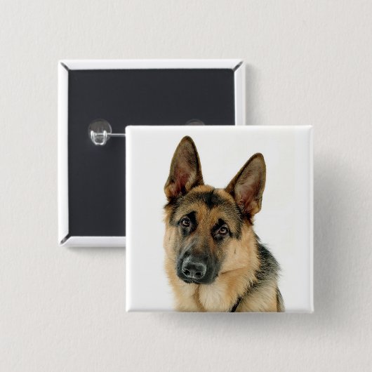 Duitse Button Shepherd Dog Pin (Voorkant /achterkant)