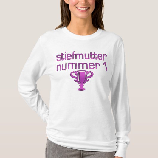 Duitse cadeaus voor Stepmothers: Stiefmutter Numme T-shirt (Voorkant)