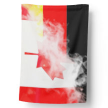 Duitse + Canadese vlag