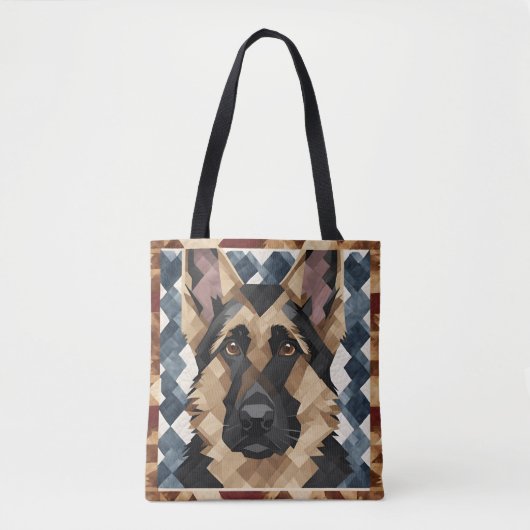 Duitse Canvas tas Shepherd (Voorkant)