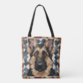 Duitse Canvas tas Shepherd (Achterkant)