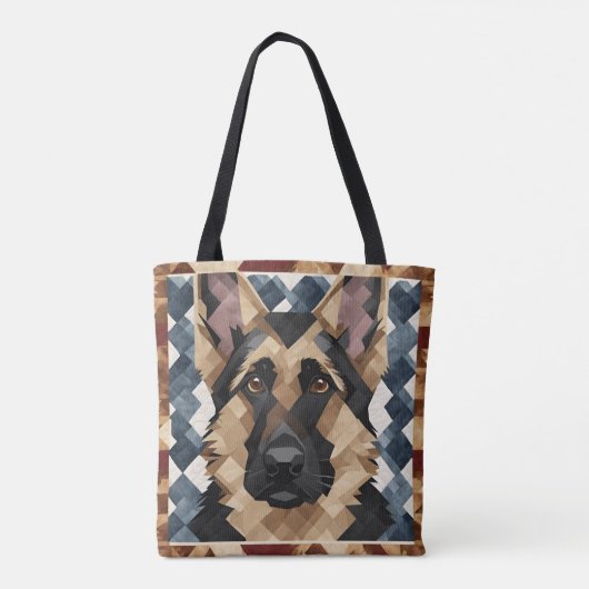 Duitse Canvas tas Shepherd (Achterkant)
