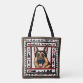 Duitse Canvas tas Shepherd (Achterkant)