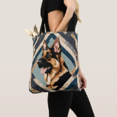 Duitse Canvas tas Shepherd (Dichtbij)