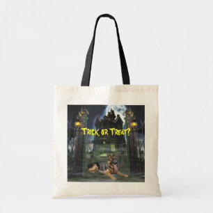 Duitse Canvas tas Shepherd Halloween