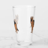 Duitse cartoon herder glas (Links)
