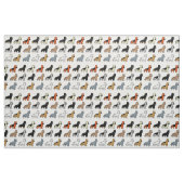 duitse cartoon herder kleuren stof (Fat Quarter)