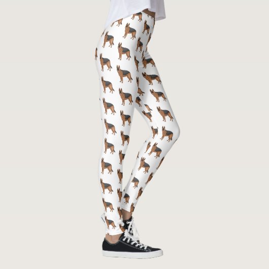 Duitse cartoon herder leggings (Rechts)