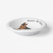 Duitse cartoon herder papieren kommen (Gebogen)